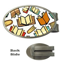 Friends Library Lobby Book Sale Money Clips (oval) 