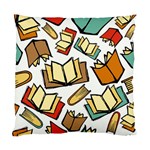 Friends Library Lobby Book Sale Standard Cushion Case (Two Sides) Back