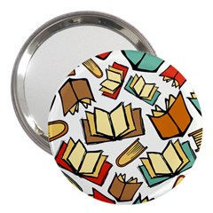 Friends Library Lobby Book Sale 3  Handbag Mirrors by Mariart