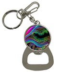 Aurora Wave Colorful Space Line Light Neon Visual Cortex Plate Button Necklaces Front