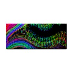 Aurora Wave Colorful Space Line Light Neon Visual Cortex Plate Cosmetic Storage Cases by Mariart