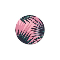 Graciela Detail Petticoat Palm Pink Green Golf Ball Marker by Mariart