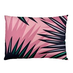 Graciela Detail Petticoat Palm Pink Green Pillow Case