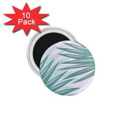 Graciela Detail Petticoat Palm Pink Green Gray 1 75  Magnets (10 Pack)  by Mariart