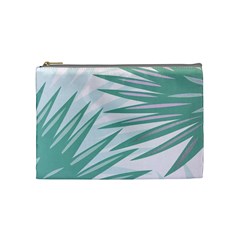 Graciela Detail Petticoat Palm Pink Green Gray Cosmetic Bag (medium)  by Mariart