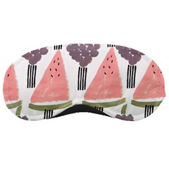 Grapes Watermelon Fruit Patterns Bouffants Broken Hearts Sleeping Masks