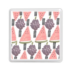 Grapes Watermelon Fruit Patterns Bouffants Broken Hearts Memory Card Reader (Square) 