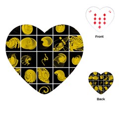 Grasshopper Rhino Spirograph Beautiful Fabulous Playing Cards (heart) 