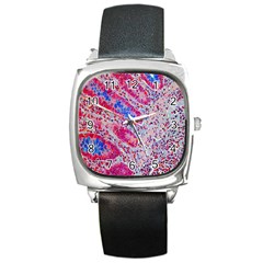 Histology Inc Histo Logistics Incorporated Alcian Blue Square Metal Watch