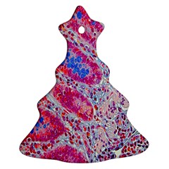 Histology Inc Histo Logistics Incorporated Alcian Blue Christmas Tree Ornament (two Sides) by Mariart