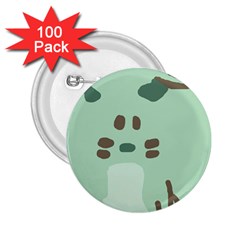 Lineless Background For Minty Wildlife Monster 2 25  Buttons (100 Pack) 