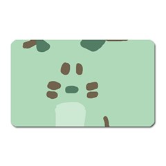 Lineless Background For Minty Wildlife Monster Magnet (rectangular) by Mariart