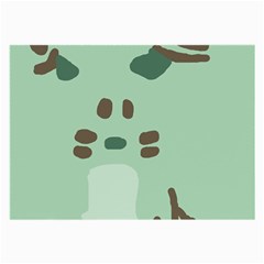 Lineless Background For Minty Wildlife Monster Large Glasses Cloth by Mariart