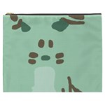 Lineless Background For Minty Wildlife Monster Cosmetic Bag (XXXL)  Front