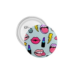 Lipstick Lips Heart Valentine Star Lightning Beauty Sexy 1 75  Buttons by Mariart