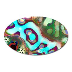 Multiscale Turing Pattern Recursive Coupled Stone Rainbow Oval Magnet