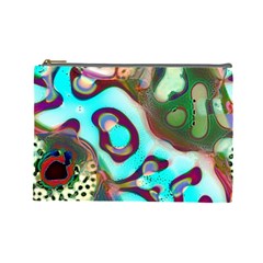 Multiscale Turing Pattern Recursive Coupled Stone Rainbow Cosmetic Bag (large) 