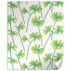 Marimekko Fabric Flower Floral Leaf Canvas 16  X 20   by Mariart