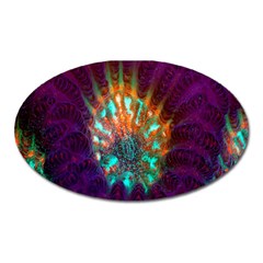 Live Green Brain Goniastrea Underwater Corals Consist Small Oval Magnet by Mariart