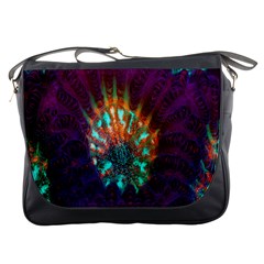 Live Green Brain Goniastrea Underwater Corals Consist Small Messenger Bags