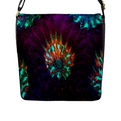 Live Green Brain Goniastrea Underwater Corals Consist Small Flap Messenger Bag (l)  by Mariart