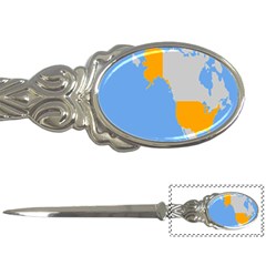 Map Transform World Letter Openers by Mariart