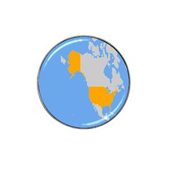 Map Transform World Hat Clip Ball Marker (4 Pack)