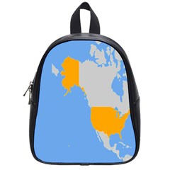 Map Transform World School Bag (small) by Mariart