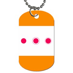 Patterns Types Drag Swipe Fling Activities Gestures Dog Tag (two Sides) by Mariart