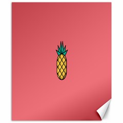Pineapple Fruite Minimal Wallpaper Canvas 8  X 10  by Mariart