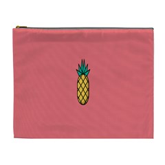 Pineapple Fruite Minimal Wallpaper Cosmetic Bag (xl)