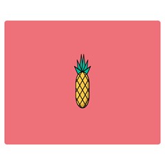 Pineapple Fruite Minimal Wallpaper Double Sided Flano Blanket (medium)  by Mariart