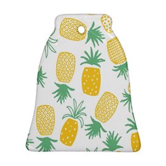 Pineapple Fruite Seamless Pattern Ornament (bell)