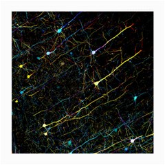 Neurons Light Neon Net Medium Glasses Cloth