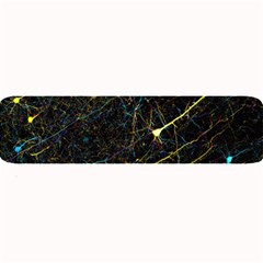 Neurons Light Neon Net Large Bar Mats by Mariart