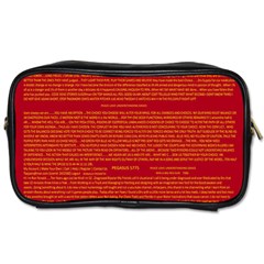 Mrtacpans Writing Grace Toiletries Bags 2-side