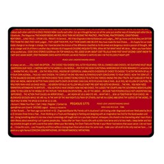 Mrtacpans Writing Grace Fleece Blanket (small)