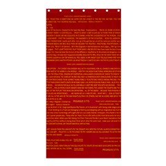 Mrtacpans Writing Grace Shower Curtain 36  X 72  (stall)  by MRTACPANS