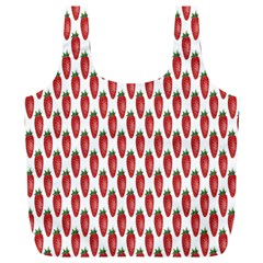 Strawberry Pattern Full Print Recycle Bags (l)  by ShiroSan