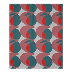 Pink Red Grey Three Art Shower Curtain 60  X 72  (medium) 