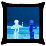 Space boys  Throw Pillow Case (Black) Front