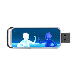 Space Boys  Portable Usb Flash (one Side) by Valentinaart