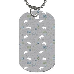 Shave Our Rhinos Animals Monster Dog Tag (one Side)