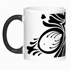 Star Sunflower Flower Floral Black Morph Mugs