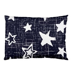 Star Space Line Blue Art Cute Kids Pillow Case