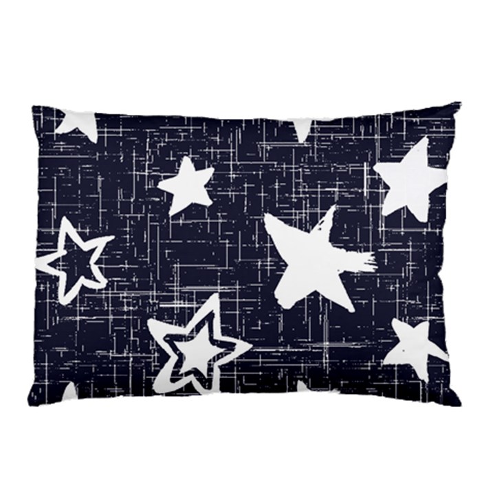 Star Space Line Blue Art Cute Kids Pillow Case