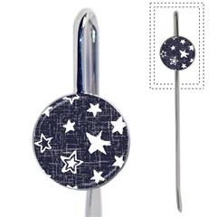 Star Space Line Blue Art Cute Kids Book Mark