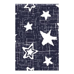 Star Space Line Blue Art Cute Kids Shower Curtain 48  X 72  (small) 