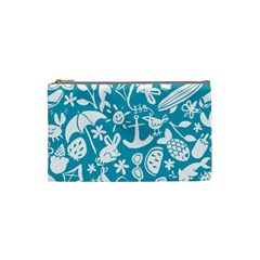 Summer Icons Toss Pattern Cosmetic Bag (small) 