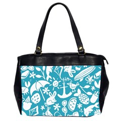 Summer Icons Toss Pattern Office Handbags (2 Sides) 